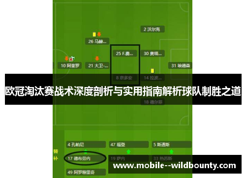 欧冠淘汰赛战术深度剖析与实用指南解析球队制胜之道 欧冠淘汰赛战术深度剖析与实用指南解析球队制胜之道